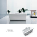 Seamless Square Bathroom Soaking Bath High Grade Freestanding Acrylic Bathtub